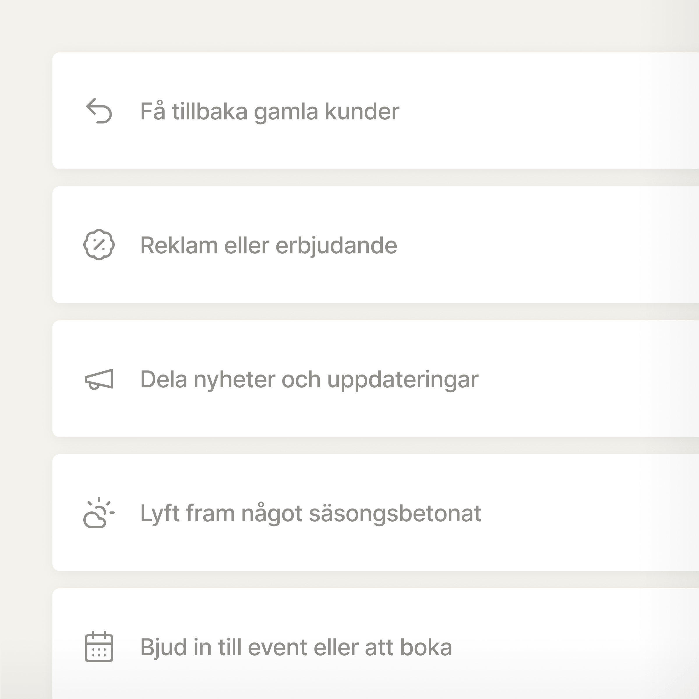 AI-mejlskapande gränssnitt