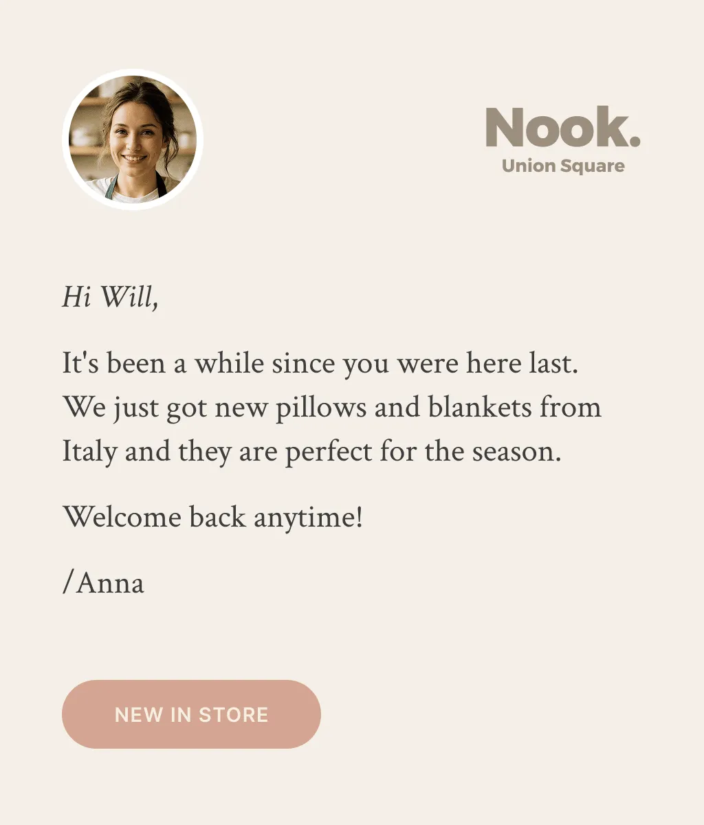 Email reminder example