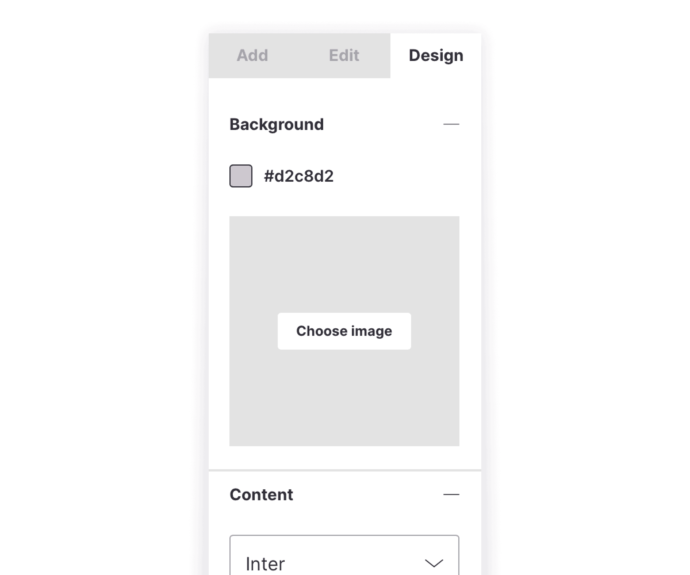 Adjust the design of your newsletter